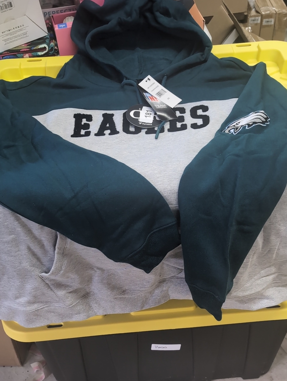 Darius Rucker Two-Tone Pullover Hoodie - Green/Gray